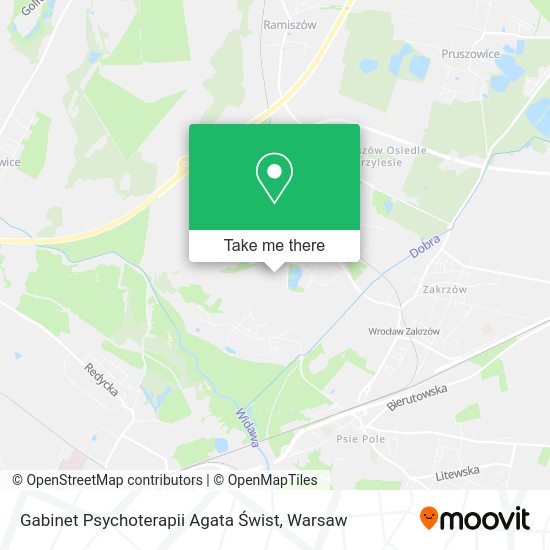 Gabinet Psychoterapii Agata Świst map