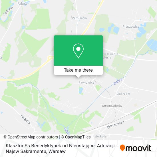 Klasztor Ss Benedyktynek od Nieustającej Adoracji Najsw Sakramentu map