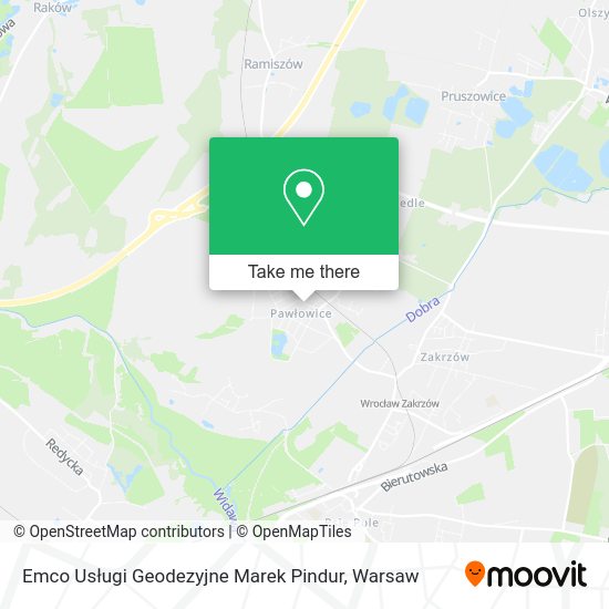 Emco Usługi Geodezyjne Marek Pindur map