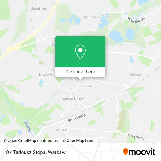 Карта Ok Tadeusz Stopa