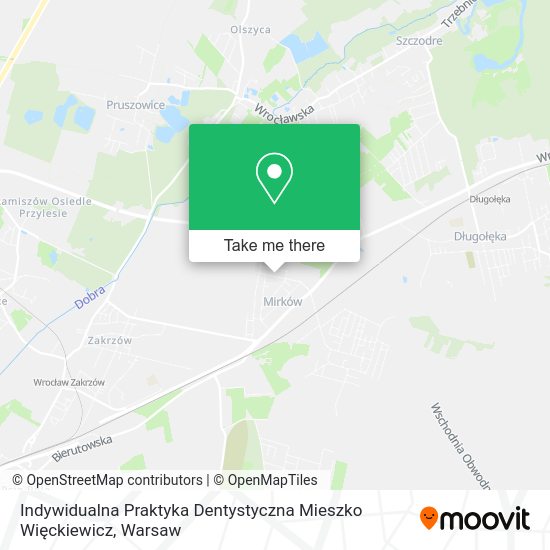 Indywidualna Praktyka Dentystyczna Mieszko Więckiewicz map