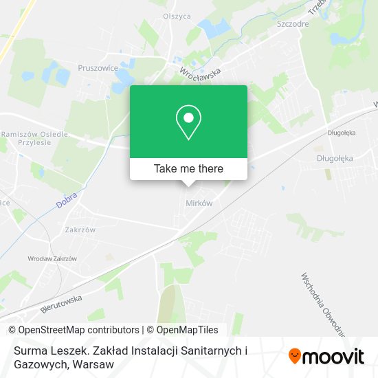 Surma Leszek. Zakład Instalacji Sanitarnych i Gazowych map