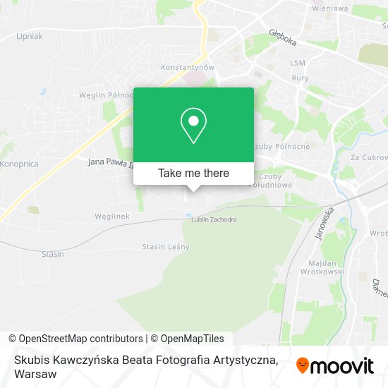 Skubis Kawczyńska Beata Fotografia Artystyczna map