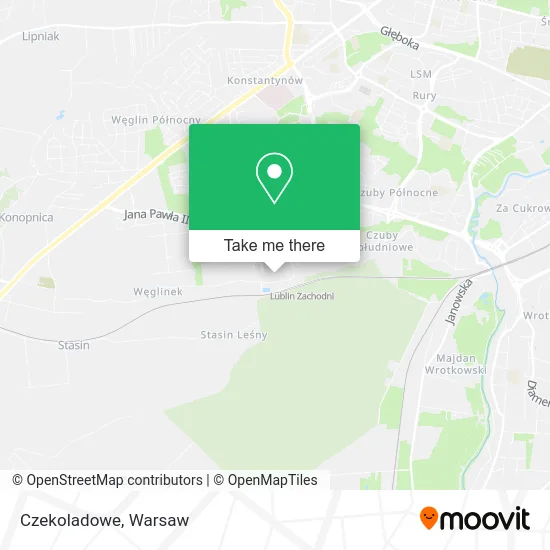 Карта Czekoladowe