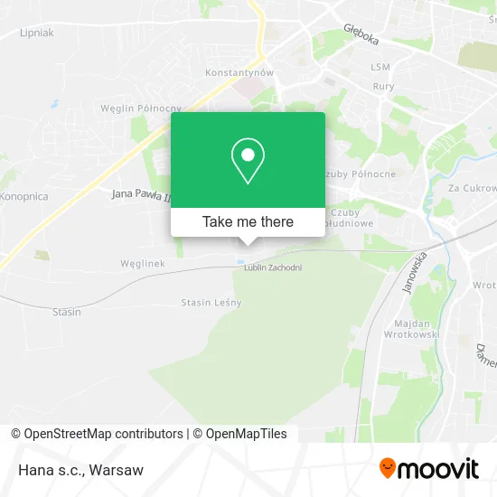 Карта Hana s.c.