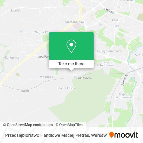 Przedsiębiorstwo Handlowe Maciej Pietras map