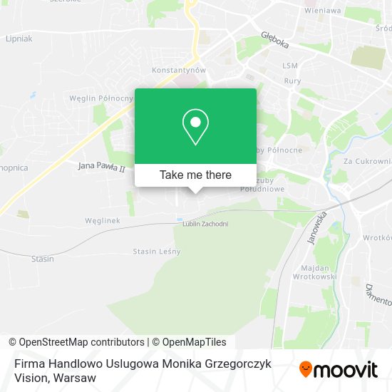 Firma Handlowo Uslugowa Monika Grzegorczyk Vision map