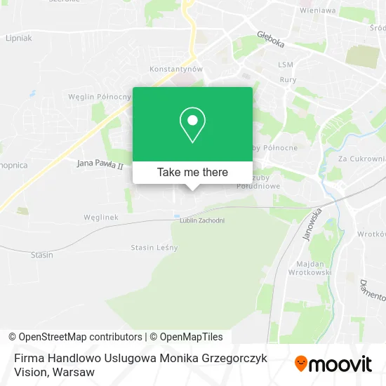 Карта Firma Handlowo Uslugowa Monika Grzegorczyk Vision