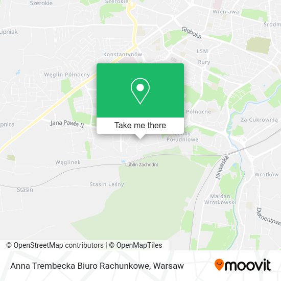 Anna Trembecka Biuro Rachunkowe map