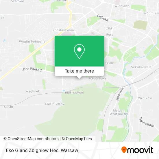 Карта Eko Glanc Zbigniew Hec