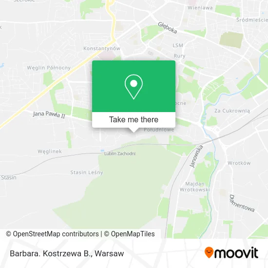Barbara. Kostrzewa B. map