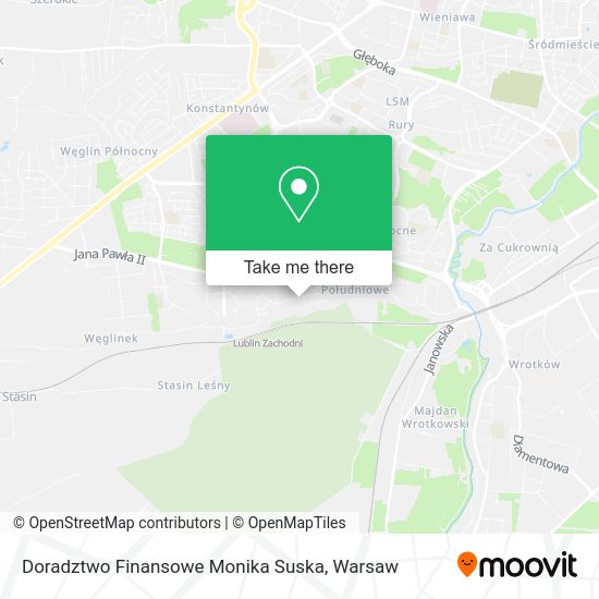 Doradztwo Finansowe Monika Suska map