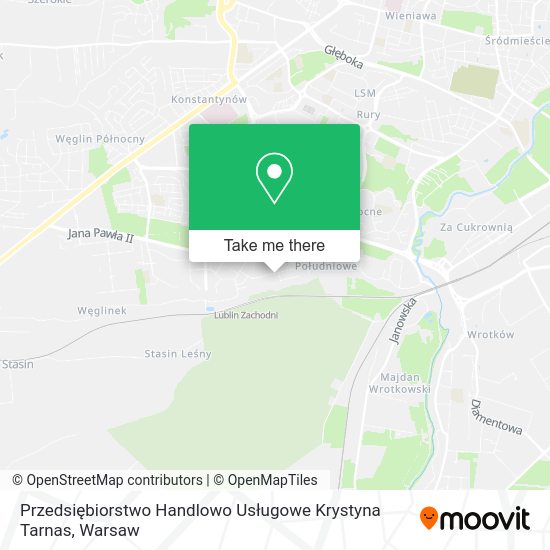 Przedsiębiorstwo Handlowo Usługowe Krystyna Tarnas map