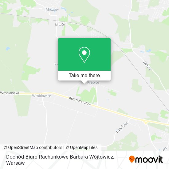 Dochód Biuro Rachunkowe Barbara Wójtowicz map