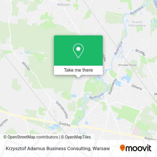 Krzysztof Adamus Business Consulting map