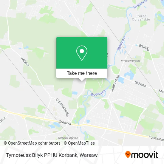 Карта Tymoteusz Biłyk PPHU Korbank