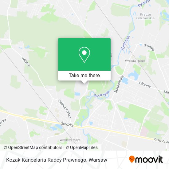 Kozak Kancelaria Radcy Prawnego map