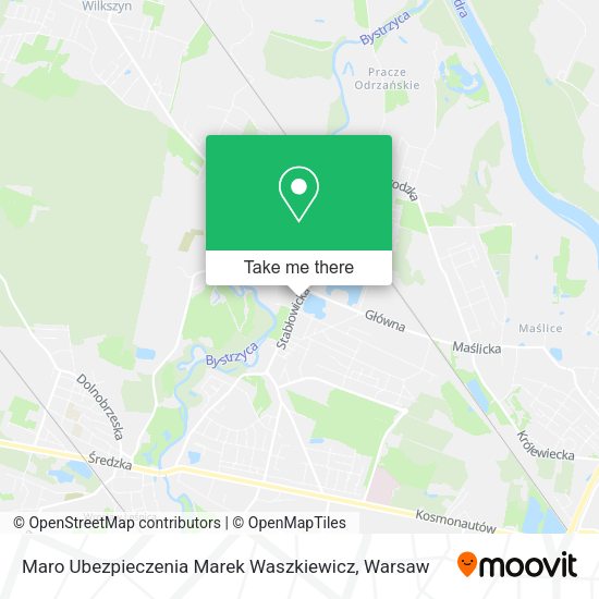 Maro Ubezpieczenia Marek Waszkiewicz map