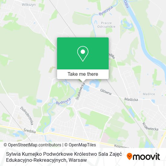 Sylwia Kumejko Podwórkowe Królestwo Sala Zajęć Edukacyjno-Rekreacyjnych map