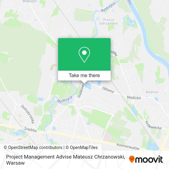 Project Management Advise Mateusz Chrzanowski map