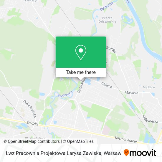 Lwz Pracownia Projektowa Larysa Zawiska map