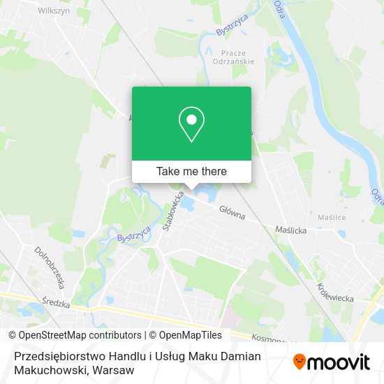 Przedsiębiorstwo Handlu i Usług Maku Damian Makuchowski map