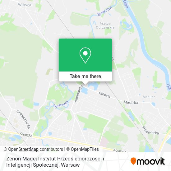 Zenon Madej Instytut Przedsiebiorczosci i Inteligencji Spolecznej map