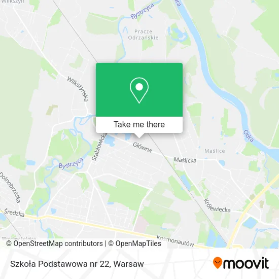 Карта Szkoła Podstawowa nr 22
