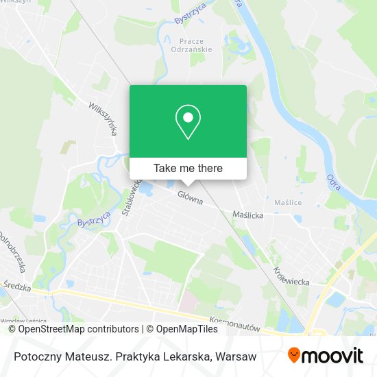 Potoczny Mateusz. Praktyka Lekarska map