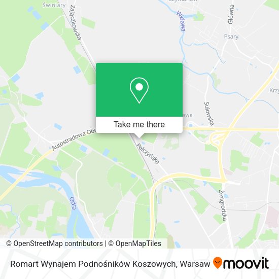 Romart Wynajem Podnośników Koszowych map