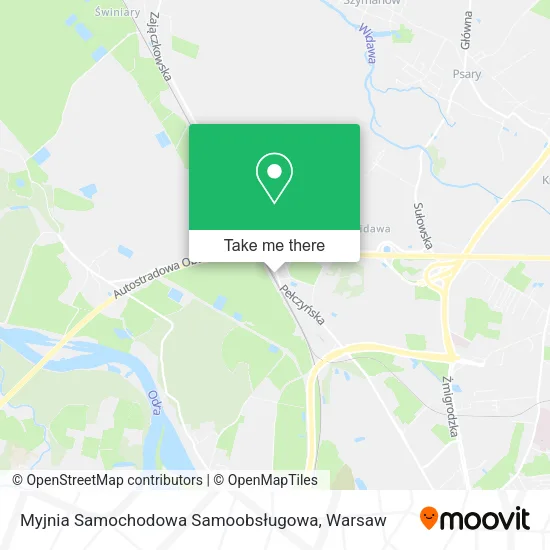 Карта Myjnia Samochodowa Samoobsługowa