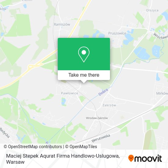 Maciej Stepek Aqurat Firma Handlowo-Uslugowa map