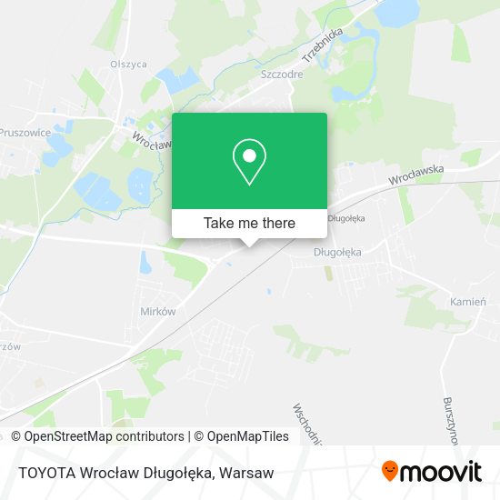 TOYOTA Wrocław Długołęka map