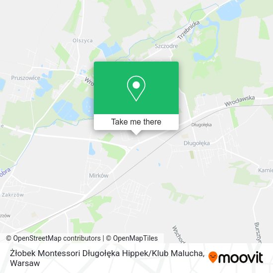 Żłobek Montessori Długołęka Hippek / Klub Malucha map