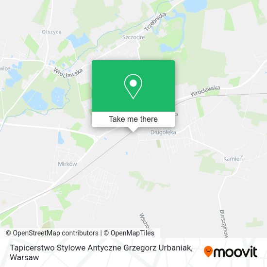 Tapicerstwo Stylowe Antyczne Grzegorz Urbaniak map