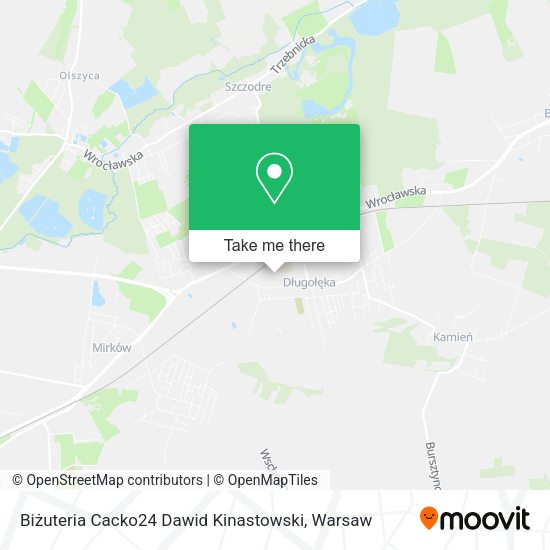 Biżuteria Cacko24 Dawid Kinastowski map