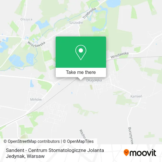 Карта Sandent - Centrum Stomatologiczne Jolanta Jedynak
