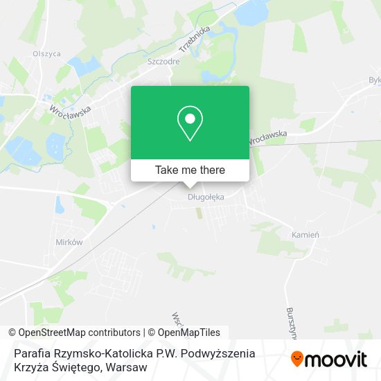 Parafia Rzymsko-Katolicka P.W. Podwyższenia Krzyża Świętego map