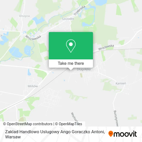 Карта Zaklad Handlowo Uslugowy Ango Goraczko Antoni