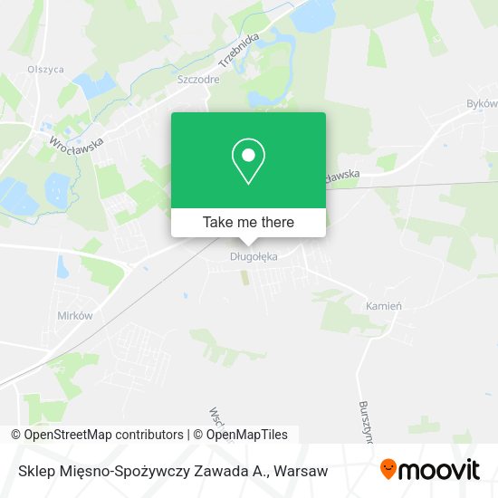 Sklep Mięsno-Spożywczy Zawada A. map