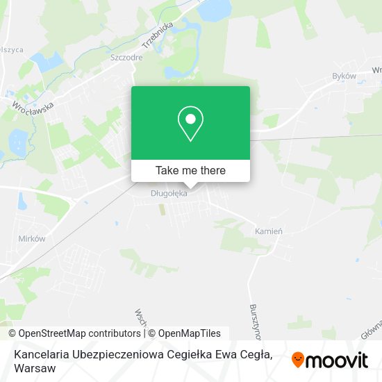 Kancelaria Ubezpieczeniowa Cegiełka Ewa Cegła map