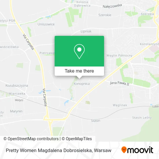 Pretty Women Magdalena Dobrosielska map