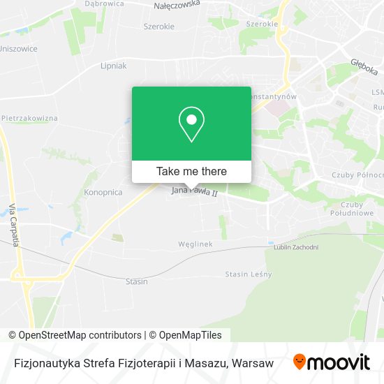 Fizjonautyka Strefa Fizjoterapii i Masazu map