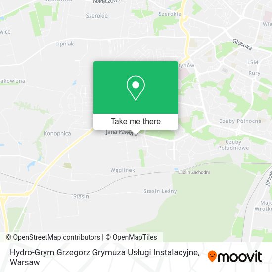 Карта Hydro-Grym Grzegorz Grymuza Usługi Instalacyjne