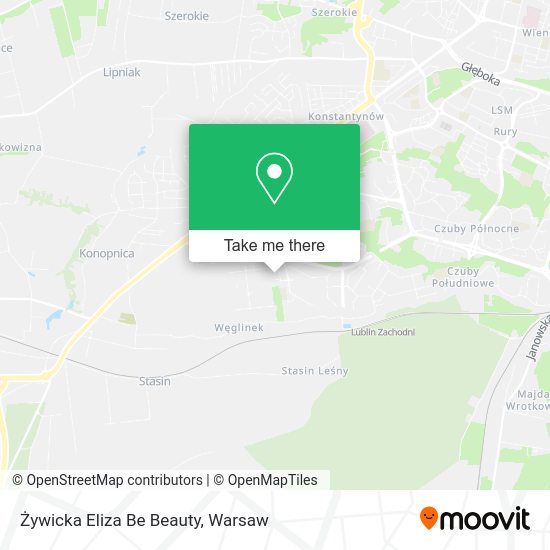 Żywicka Eliza Be Beauty map