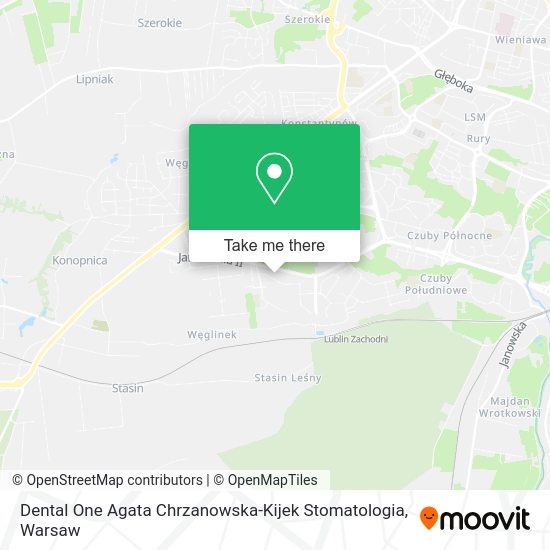 Dental One Agata Chrzanowska-Kijek Stomatologia map