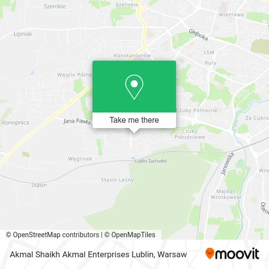 Карта Akmal Shaikh Akmal Enterprises Lublin