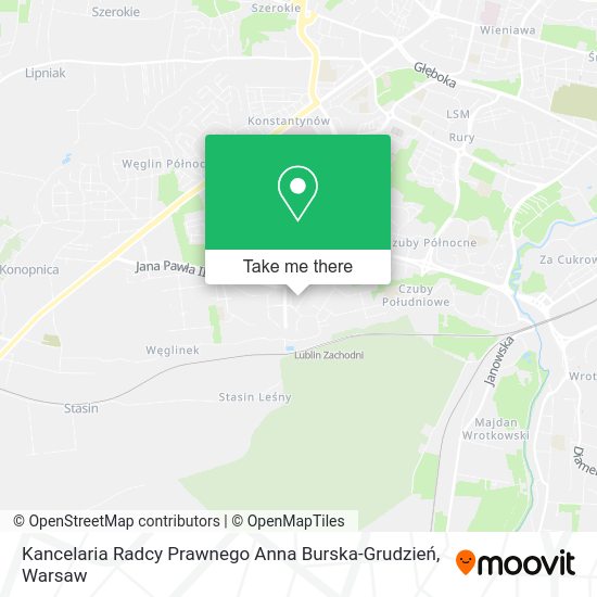 Kancelaria Radcy Prawnego Anna Burska-Grudzień map