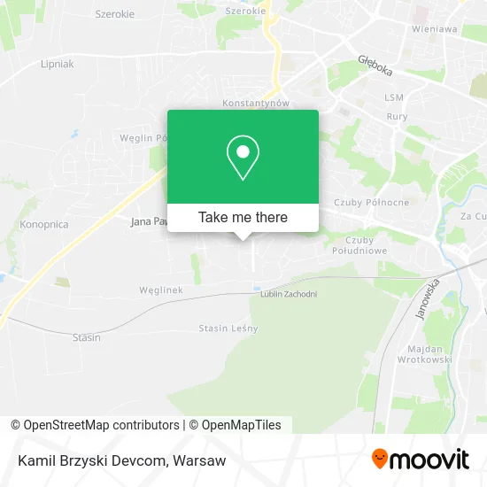 Карта Kamil Brzyski Devcom