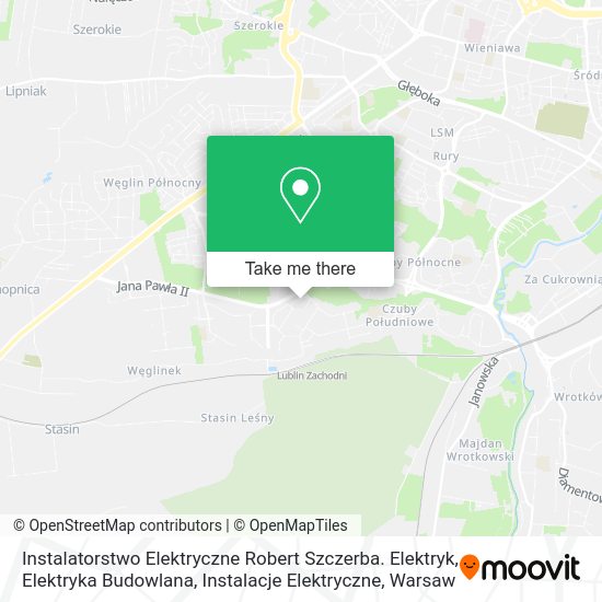 Instalatorstwo Elektryczne Robert Szczerba. Elektryk, Elektryka Budowlana, Instalacje Elektryczne map